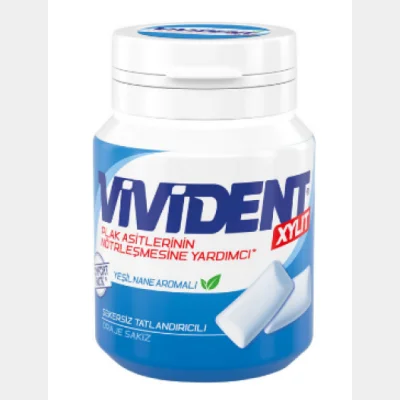 Vivident Xylit Green Mint Gum  67 gr