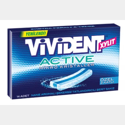 Vivident Active Mint Gum  33 gr