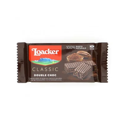 Loacker Wafer Classic Monoportion 45gr Double Choc