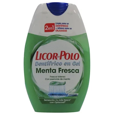 Licor del Polo dentifrice 75 ml. 2 in 1 Fresh mint.