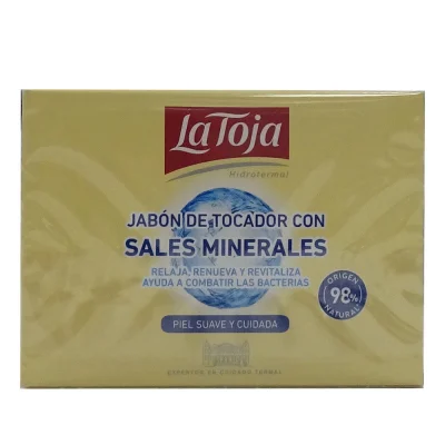 La Toja soap 2X125 gr. Mineral salts.