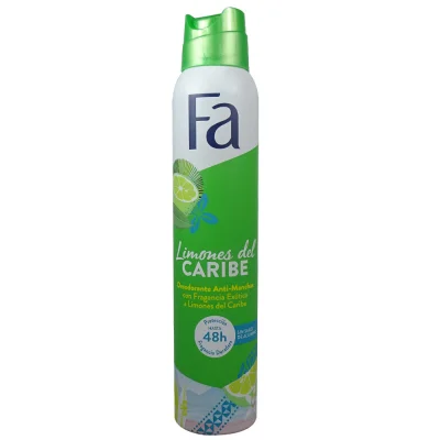 Fa deodorant spray 200 ml. Caribbean lemons.
