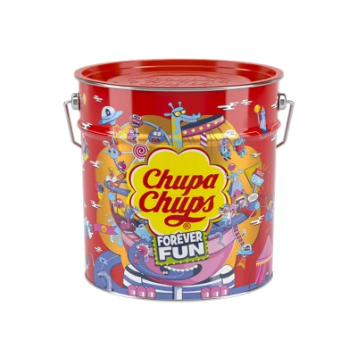 Chupa Chups Lollipops Tin 150pcs Mix