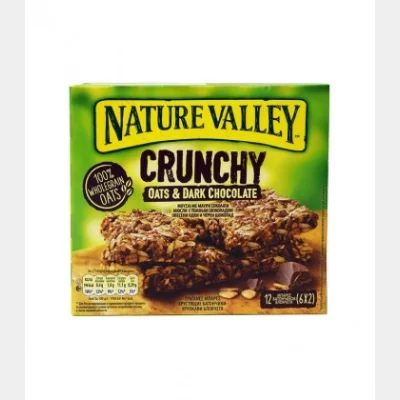 NATURE VALLEY MUESLI BARS DARK CHOCOLATE 252gr (42gr)