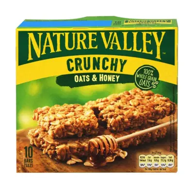 NATURE VALLEY Crunchy bars oats & honey 5X42g
