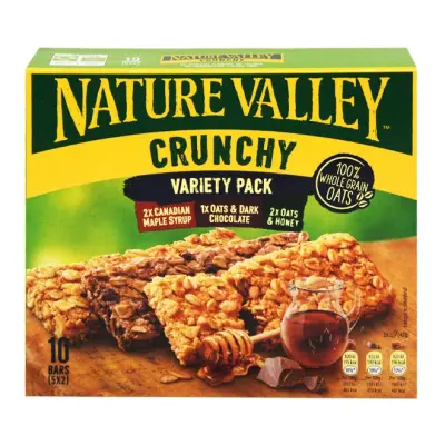 NATURE VALLEY Crunchy bars variety pack 5X42g