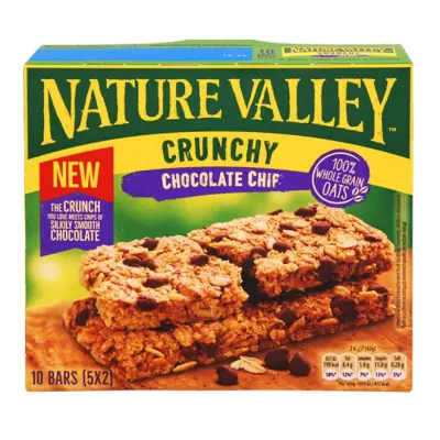 NATURE VALLEY Crunchy Chocolate Chips 5x42g