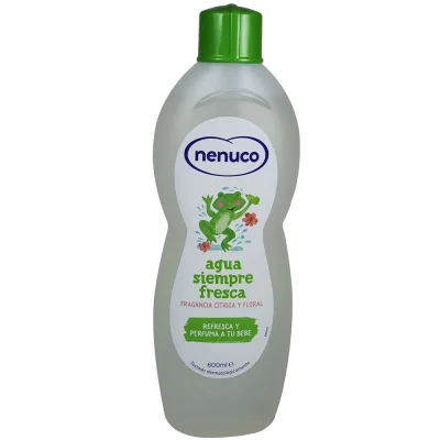 Nenuco eau de cologne 600 ml. Citrus and floral fragrance.