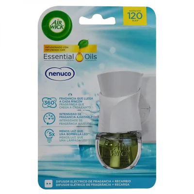 Air Wick electric diffuser + refill 19 ml. Nenuco.