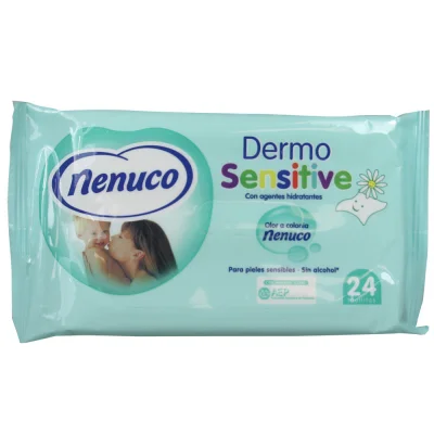 Nenuco wipes 24 u. Dermo sensitive.