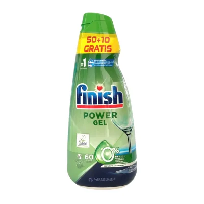 Finish Dishwasher Gel Power All In One 0% Colorants 900ml