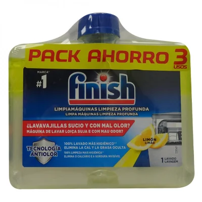 Finish machine cleaning 3X250 ml. Lemon.