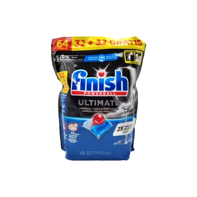 Finish dishwasher powerball 32+32 u. Ultimate.