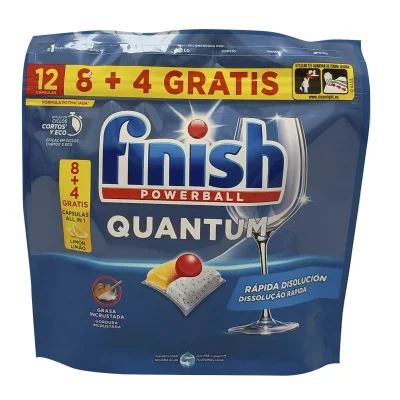Finish Powerball Quantum Lemon 12 Count