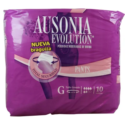 Ausonia Evolution urine loss 10 u. Size big.