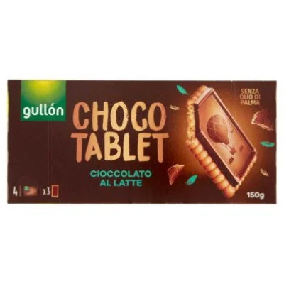 Gullon Choco Tablet Latte Gr.150