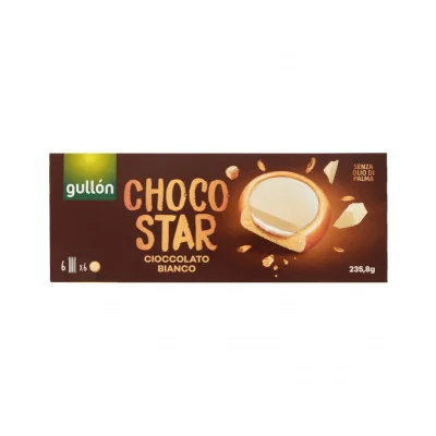 Gullón Choco Star White Chocolate 235.8gr