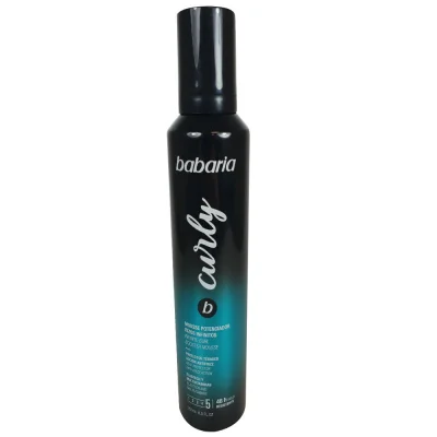 Babaria Curly mousse 250 ml. Defined curls.