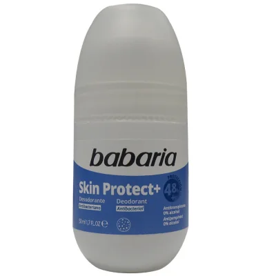 Babaria roll-on deodorant 50 ml. Skin protect antibacterial.