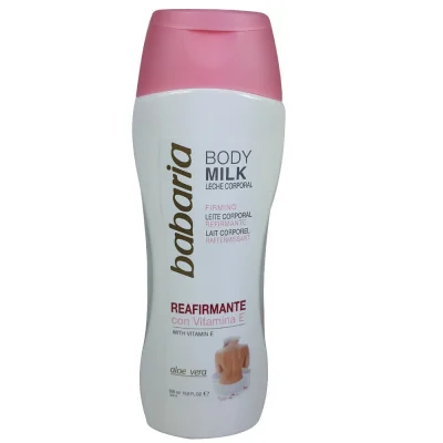 Babaria body milk 500 ml. Firming aloe vera and vitamin E.