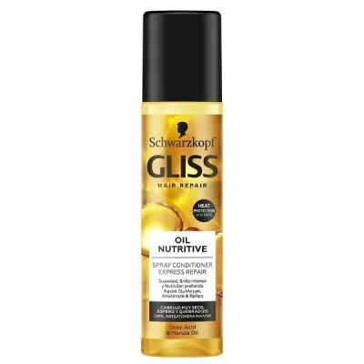 GLISS HAIR SPRAY CONDITIONER 200ml OIL NUTRITIVE