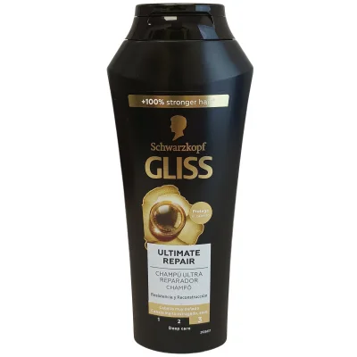 Gliss shampoo 250 ml. Ultimate repair very damaged hair.