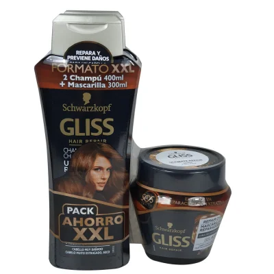 Gliss shampoo 2X400 ml. + mask 300 ml. Ultimate repair.