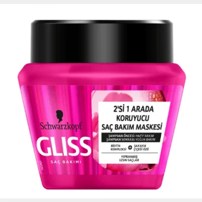 Gliss 2 in 1 Supreme Lenght Protective Hair Care Mask 300 ml