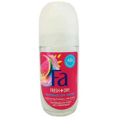 Fa deodorant roll-on crystal 50 ml. Watermelon waves.