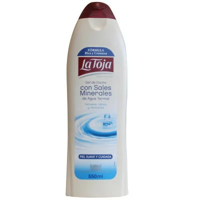 La Toja gel 550 ml. Mineral salts & thermal water.
