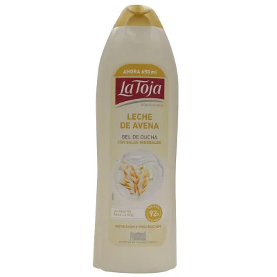La Toja gel 650 ml. Oat milk and mineral salts.