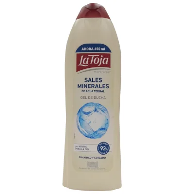 La Toja gel 650 ml. Mineral salts of thermal water.