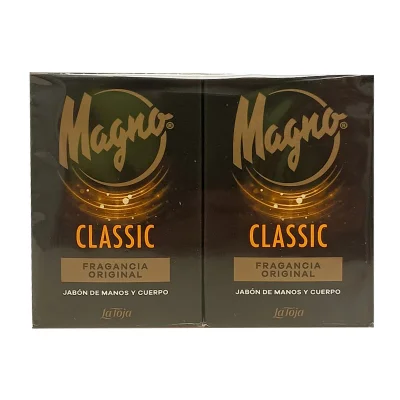 Magno bar soap 2X100 gr. Classic original.