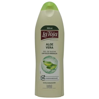 La Toja gel 550 ml. Aloe Vera ultra-hydrated skin.