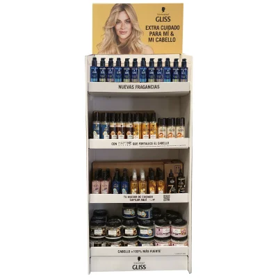 Gliss display 214 u. Assorttment hair mask + serum + hair elixir.
