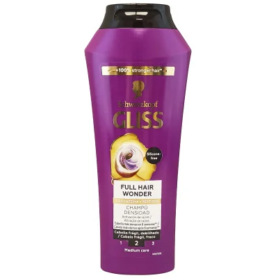 Gliss shampoo 250 ml. Wonder density.