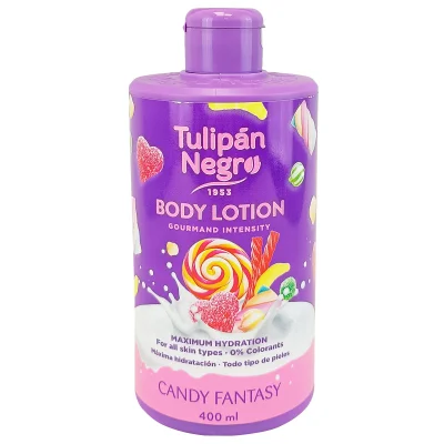 Tulipán Negro body lotion 400 ml. Sweet fantasy.