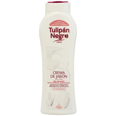 Tulipán Negro shower gel 650 ml. Soap cream.