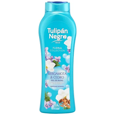 Tulipán Negro shower gel 650 ml. Bergamot & cedar.
