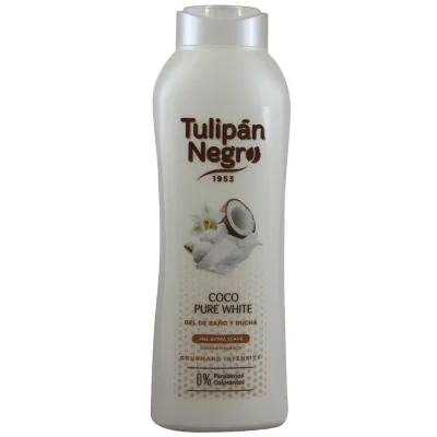Tulipán Negro shower gel 600 ml. + 120 ml. Coco.