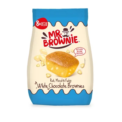Jr. Brownie Chocolate Brownie with White Chocolate Chips 200g