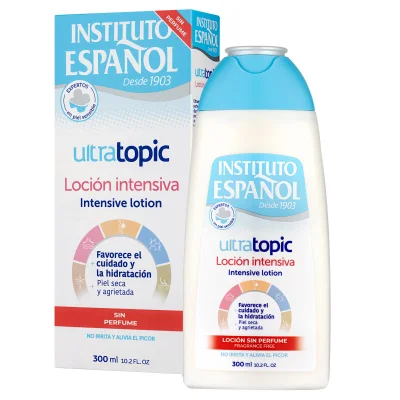 Instituto Español body lotion 300 ml. Intensive Ultratopic fragrance-free.