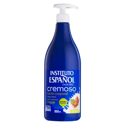 Instituto Español body lotion 950 ml. Creamy shea butter with dispenser.