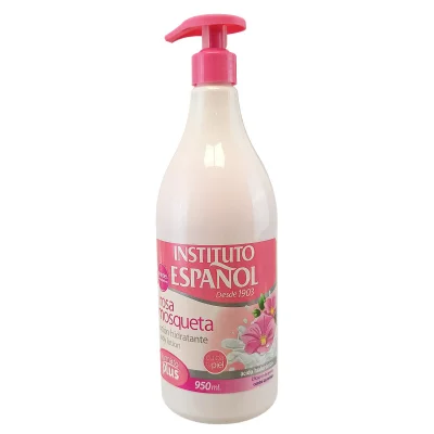 Instituto Español body lotion 950 ml. Rosa mosqueta with dispenser.