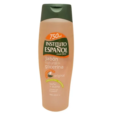 Instituto Español shower gel 750 ml. Glycerin soap.