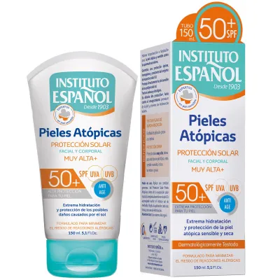 Instituto Español sun 150 ml. Tube atopic skin protection 50.