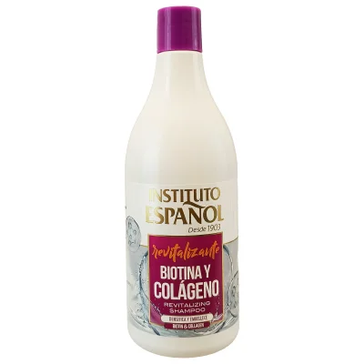 Instituto Español shampoo 750 ml. Revitalizing Biotin & Collagen.