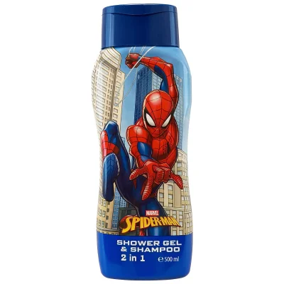 Spiderman shampoo & gel 500 ml.