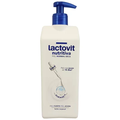 Lactovit body lotion 400 ml. Nourishing with dispenser.