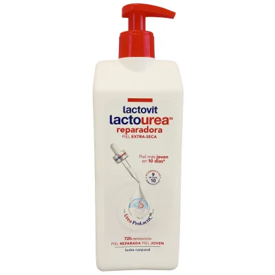 Lactovit body lotion 400 ml. Repairing with dispenser.